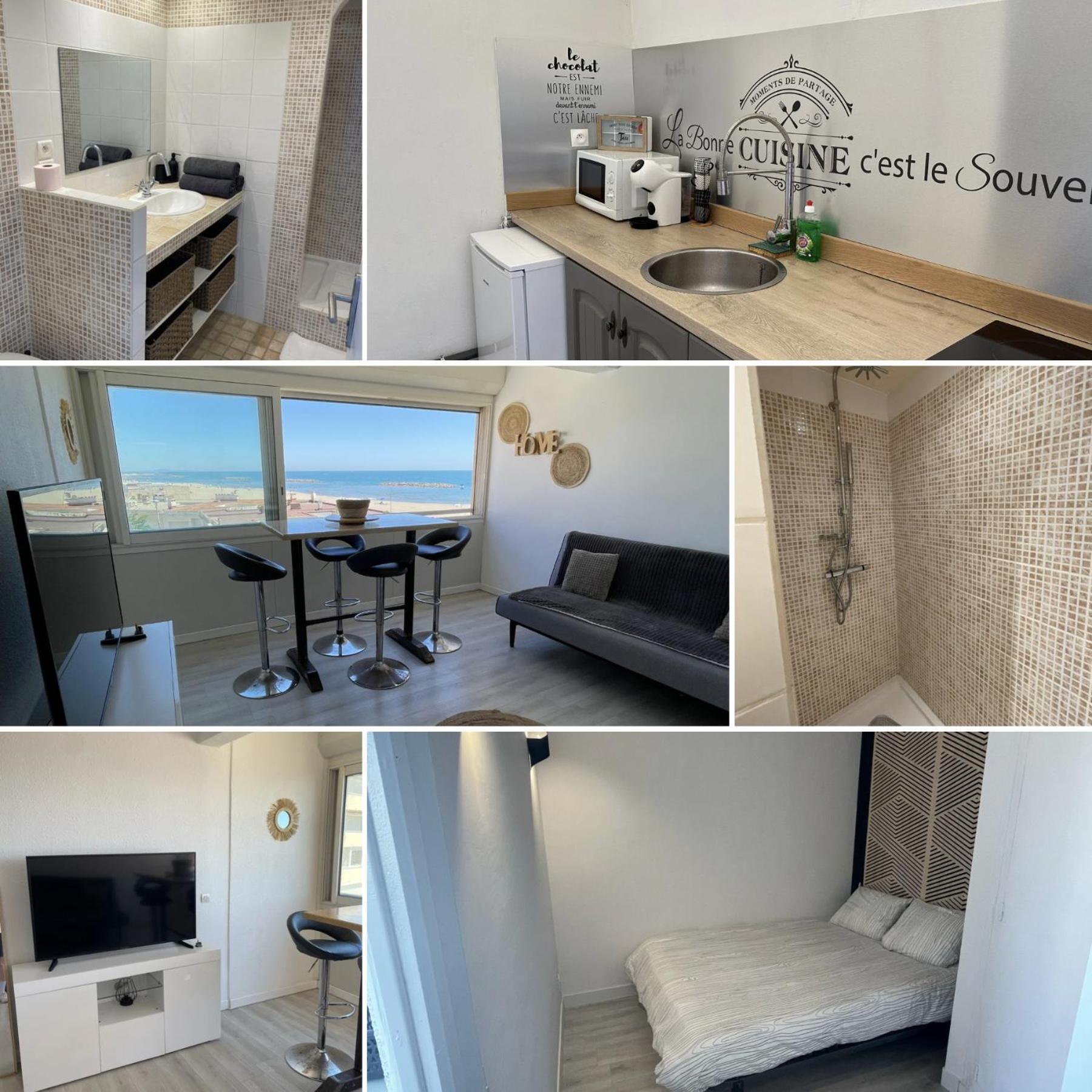 Superbe Appartement Vue Sur Mer Valras-Plage Exteriér fotografie