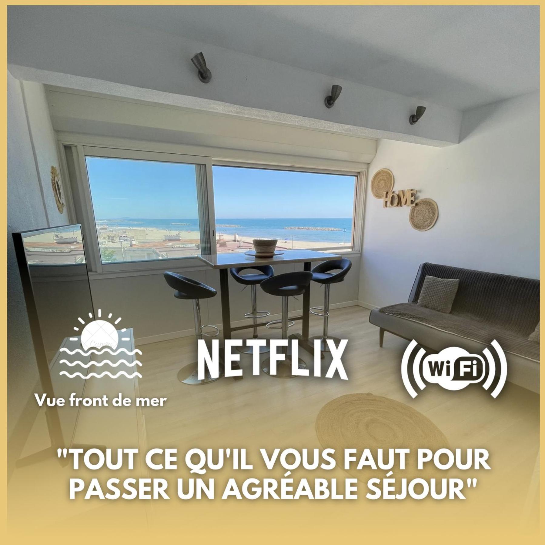 Superbe Appartement Vue Sur Mer Valras-Plage Exteriér fotografie